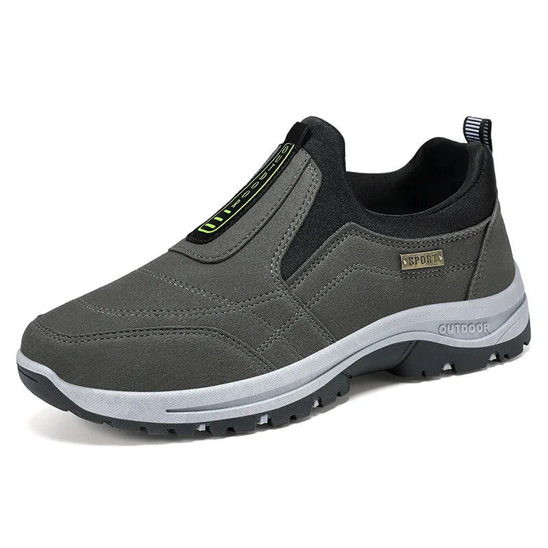 Faux Suede Leather Sneakers - Redefine Comfort and Style - CasualFlowshop