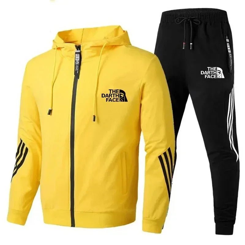 Men's Harajuku Tracksuit – Stylish two-piece set featuring a sleek jacket and trousers, for casual and sporty occasions