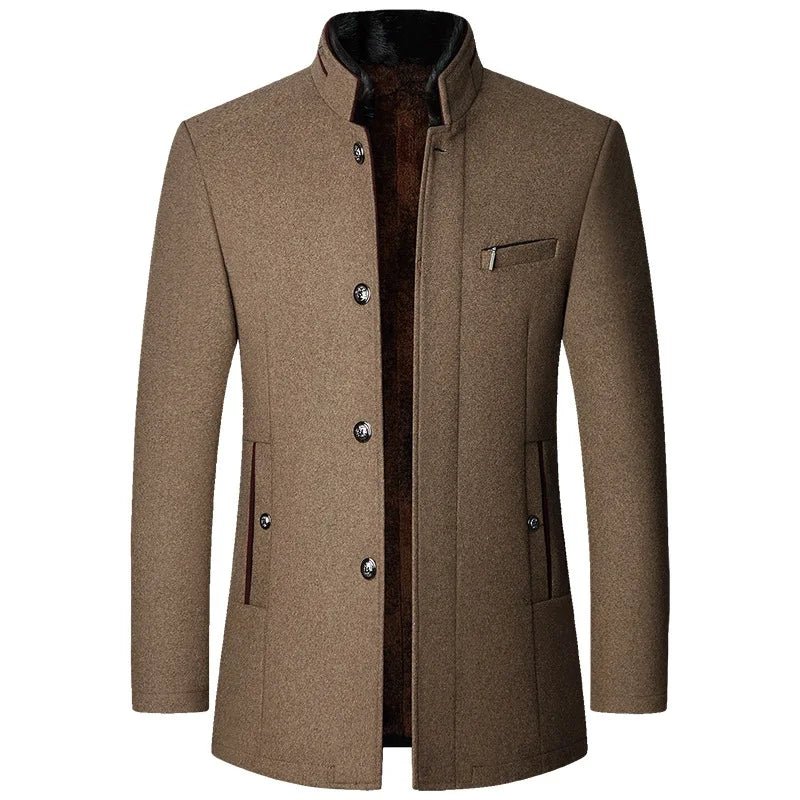 Men's Premium Woollen Trench Coats - at Casualflowshop