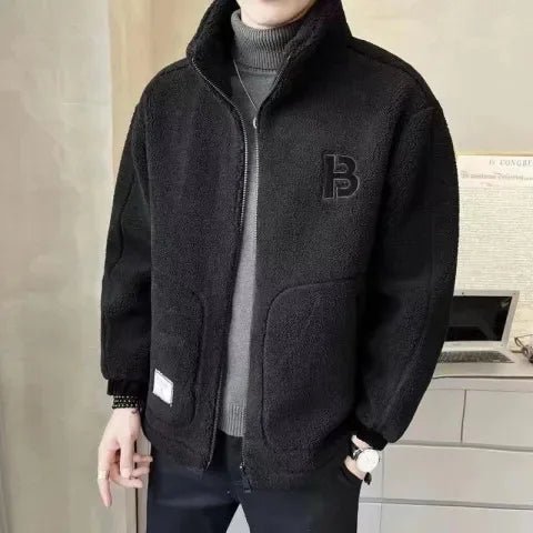 Trendy Male Oversized Jacket Coat - Stylish and comfortable outerwear for casual wear.