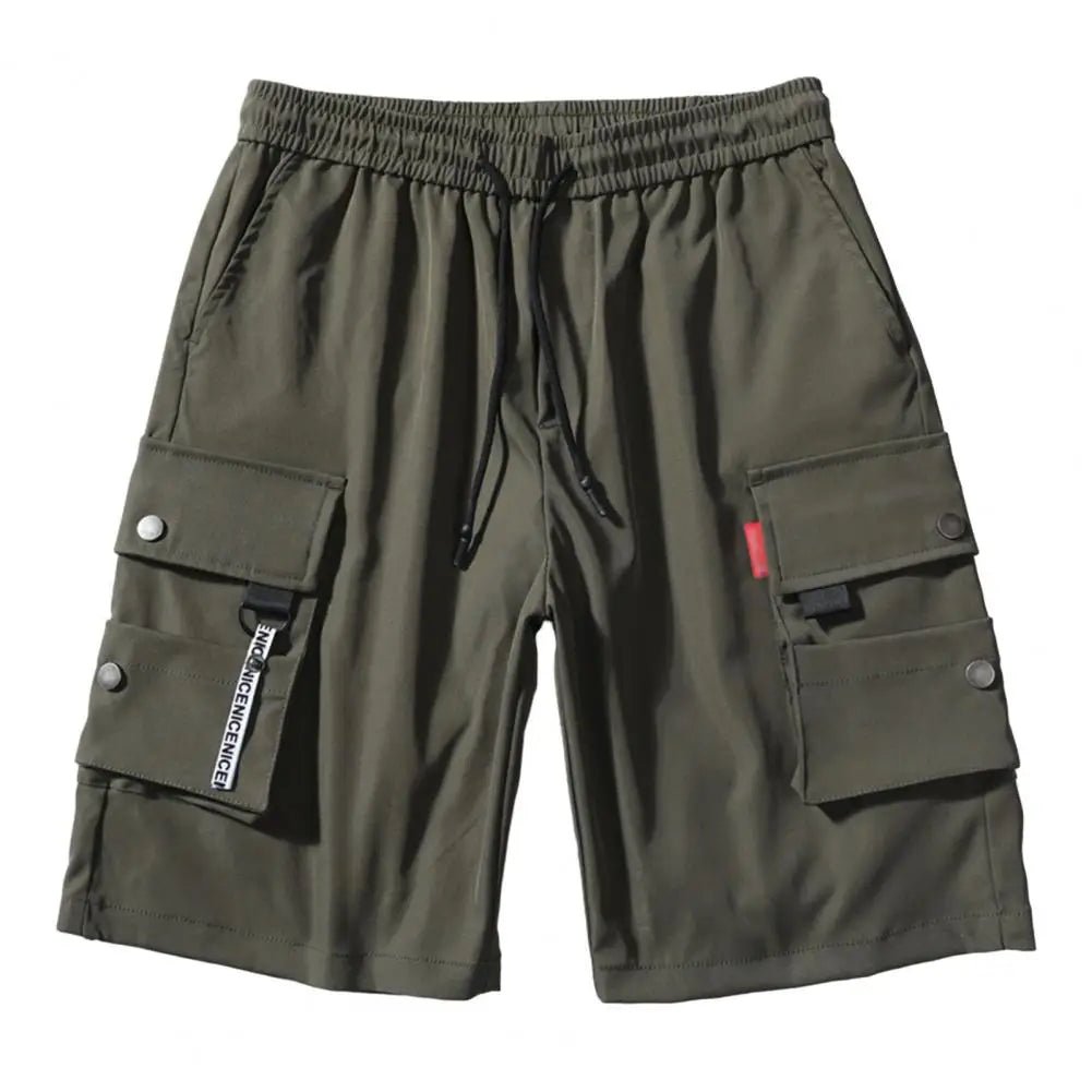 Multi-Pocket Baggy Streetwear Shorts with breathable fabric.