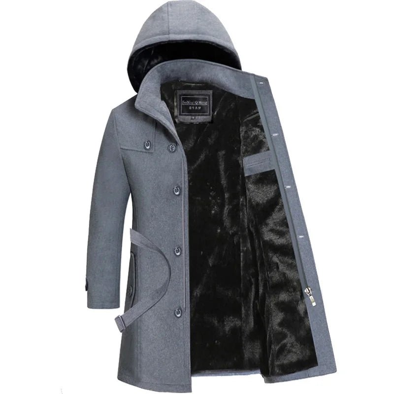 Men’s premium wool overcoat – elegant winter coat with tailored fit and classic style
