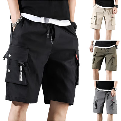 Pantalones cortos holgados con múltiples bolsillos: elegantes, funcionales y cómodos.
