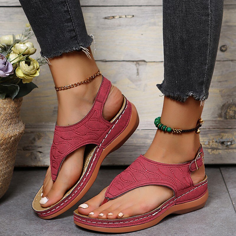 Why Get size ladies wedge sandals for Comfort and Elegance 2024 - Luxe Sandal-CasualFlowshop 