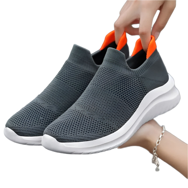 Unisex Anti-Slip Outdoor Loafers in gray – lightweight, cushioned, and durable shoes for everyday use and stability on any terrain