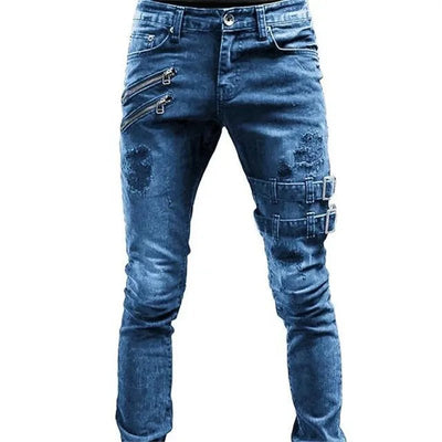 Revoluciona Tu Armario con Jeans Ajustados y Rasgados de Denim