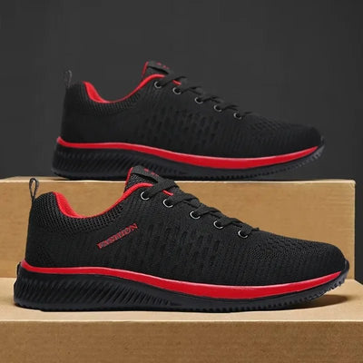 Flexible Jogging Shoes for Men – Breathable Mesh Sneakers with Cushioned Sole
