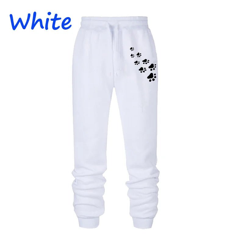 Image of Women's Cat Paw Print Jogger Sweatpants  - Casualflowshop