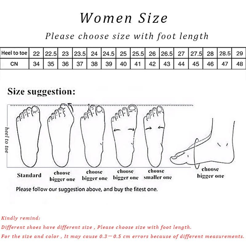 chart of the Unisex Anti-Slip Outdoor Loafers in blackwhite, gray and allblack – lightweight, cushioned, and durable shoes for everyday use and stability on any terrain
