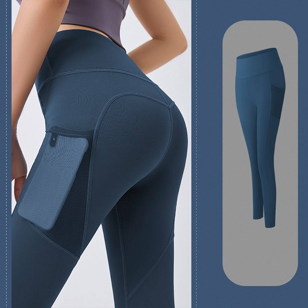Elevate Your Workout Experience with High-Performance moisture-wicking sports leggings - Leggings-CasualFlowshop 
