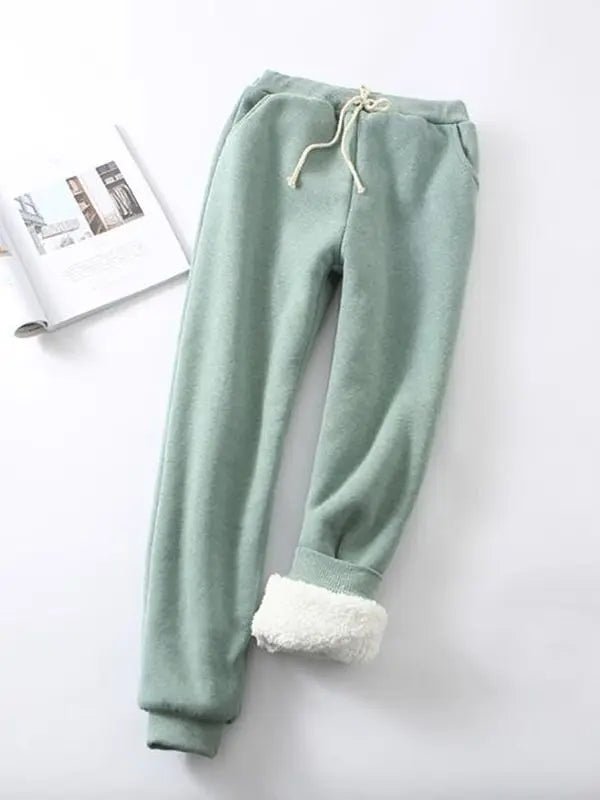 Experience Unparalleled Warmth and Style with Women's Thickened Cashmere Pants - CasualFlowshop