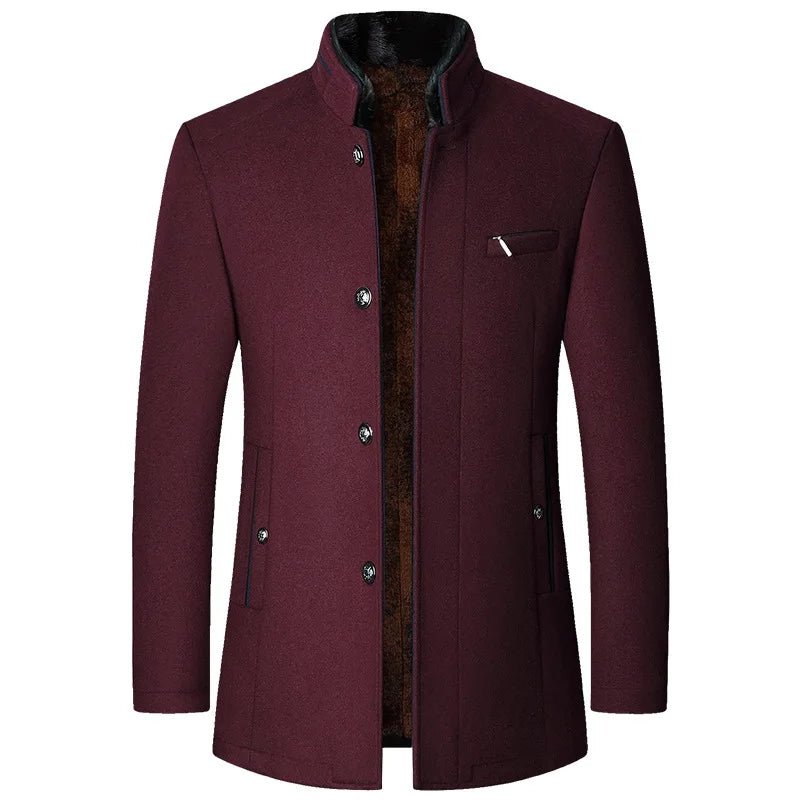 Men's Premium Woollen Trench Coats - at Casualflowshop