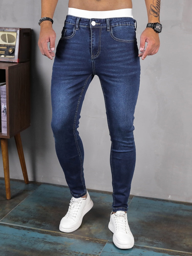 Urban Cool: Jean Pants Streetwear for Effortless Style - Men's Pants-CasualFlowshop 