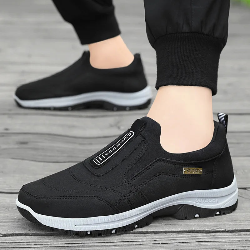 Faux Suede Leather Sneakers showcasing a stylish design with premium faux suede material.