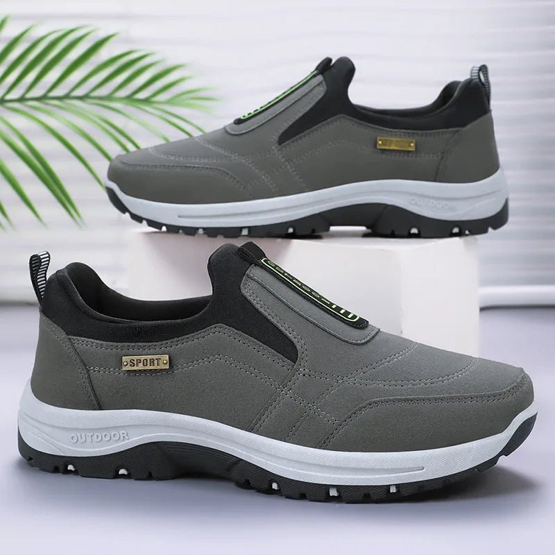 Faux Suede Leather Sneakers showcasing a stylish design with premium faux suede material.
