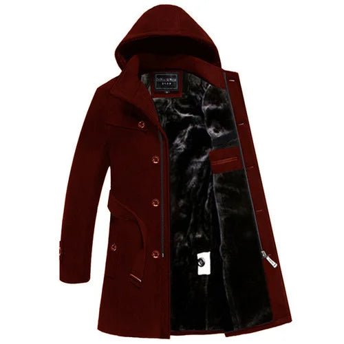 Men’s premium wool overcoat – elegant winter coat with tailored fit and classic style