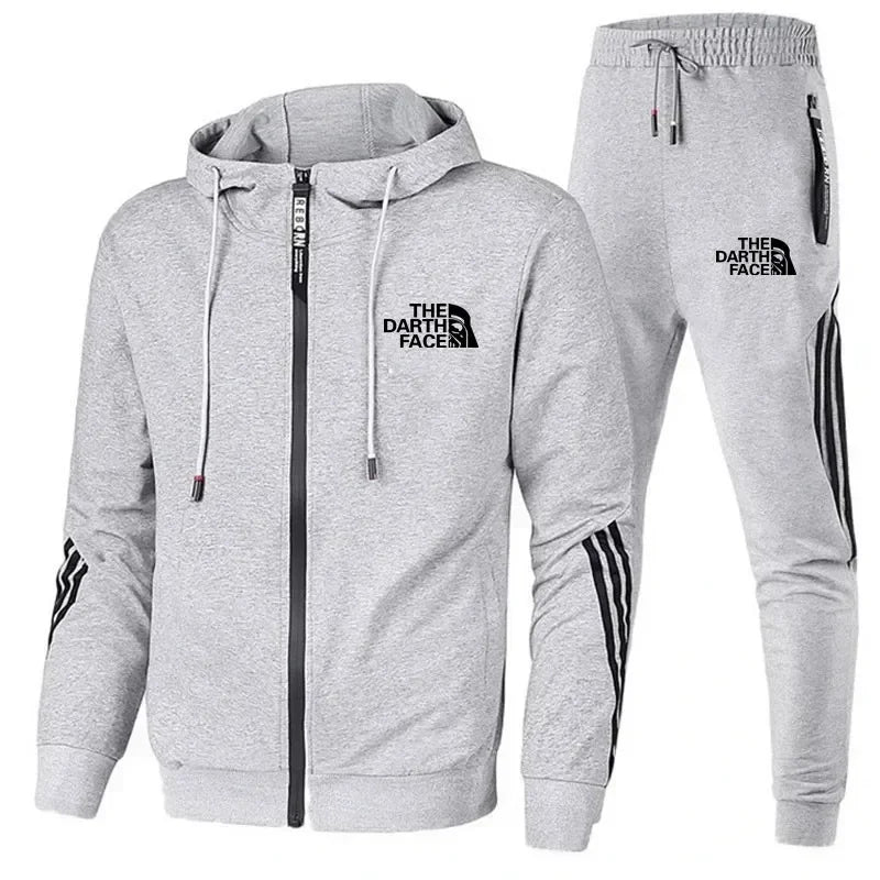 Men's Harajuku Tracksuit – Stylish two-piece set featuring a sleek jacket and trousers, for casual and sporty occasions