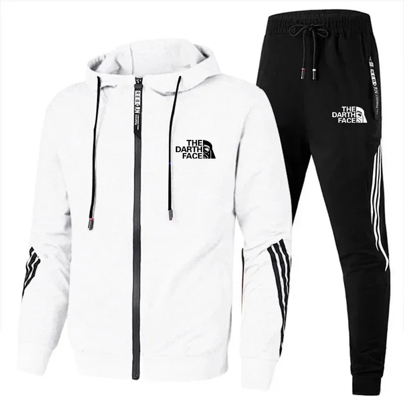 Men's Harajuku Tracksuit – Stylish two-piece set featuring a sleek jacket and trousers, for casual and sporty occasions