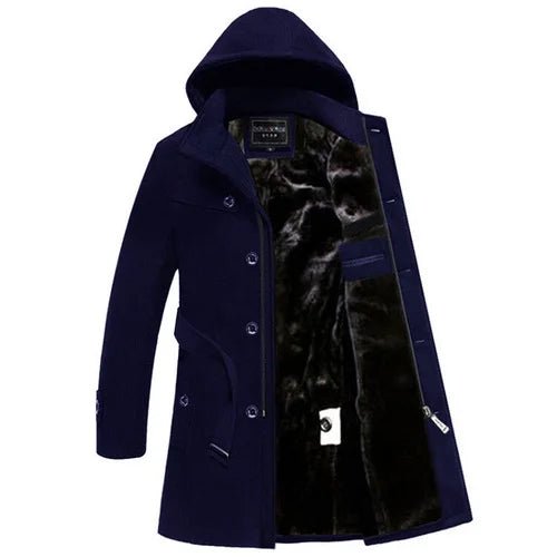 Men’s premium wool overcoat – elegant winter coat with tailored fit and classic style