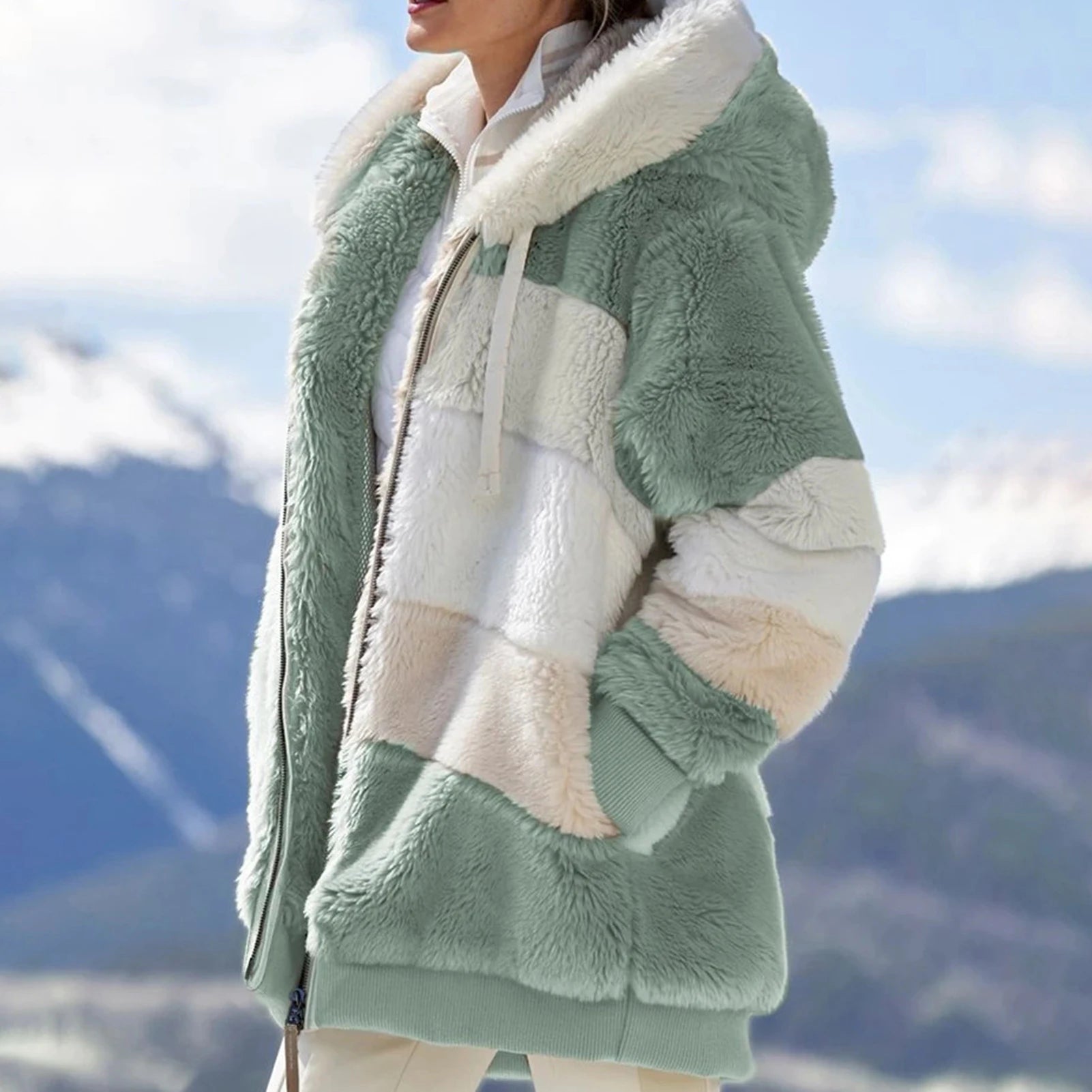 Ultimate Warm Hooded Coat with Drawstring Detail Choice for Staying Cozy and Stylish in All Seasons - CasualFlowshop