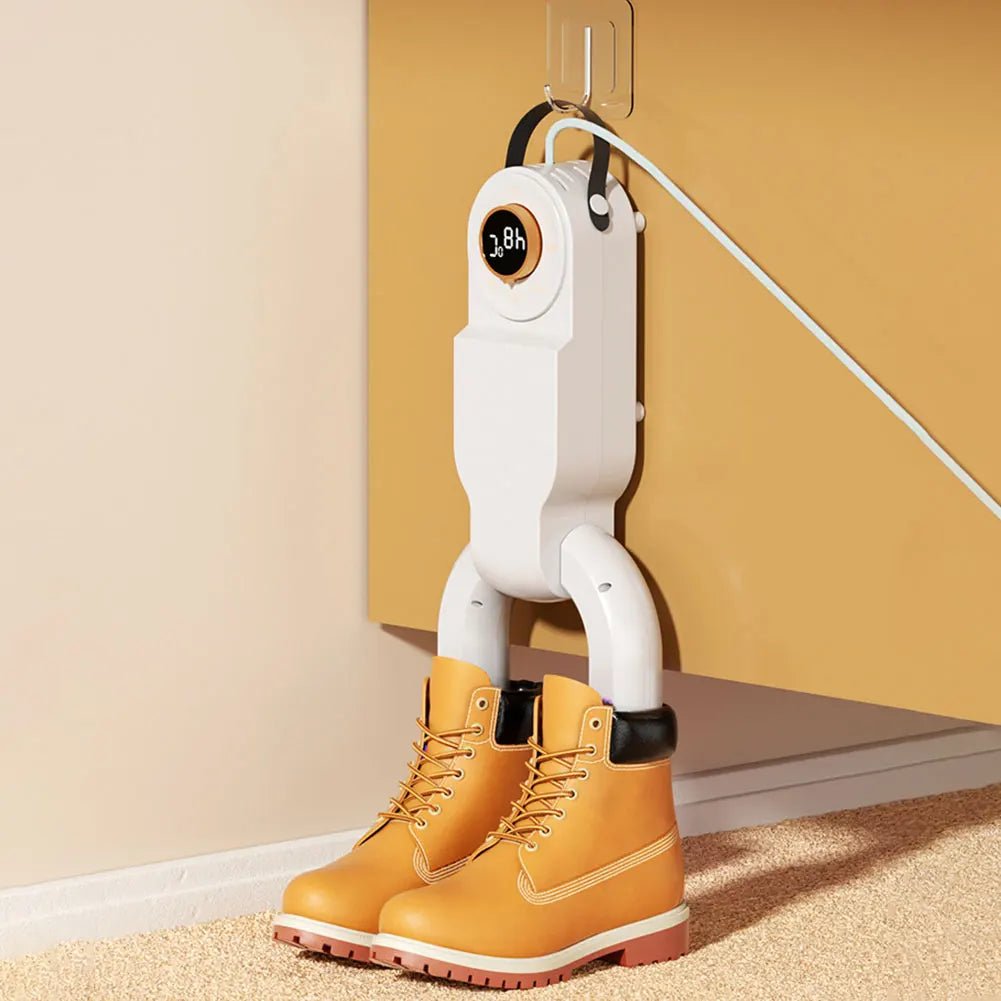 Electric Shoe Dryer – Fast drying, odor removal, and warm air circulation.