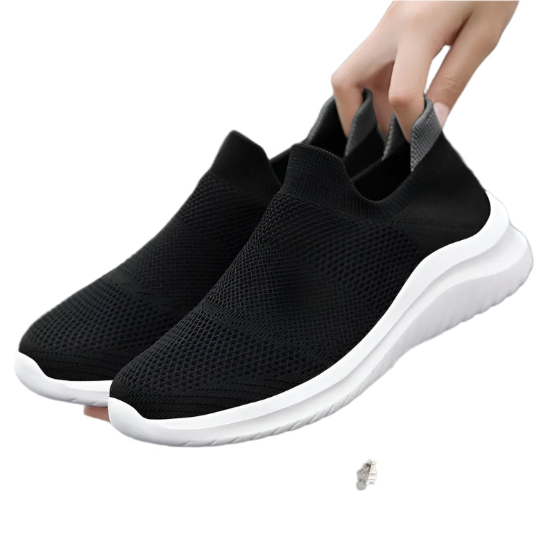 Unisex Anti-Slip Outdoor Loafers in blackWhte – lightweight, cushioned, and durable shoes for everyday use and stability on any terrain
