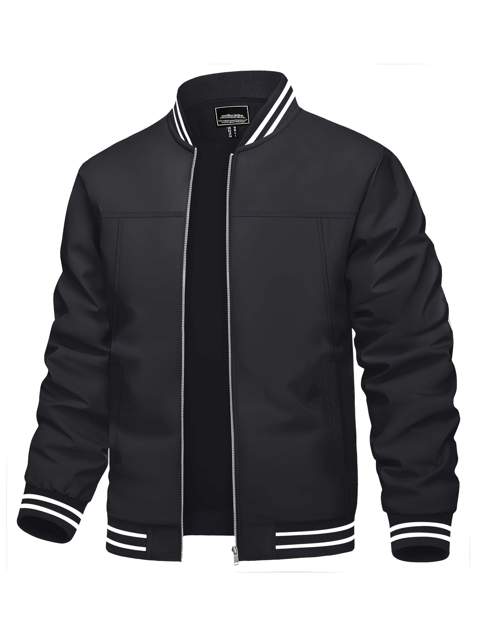 🧥 Men's Lightweight Windproof Bomber Jacket – Style Meets Performance - CasualFlowshop