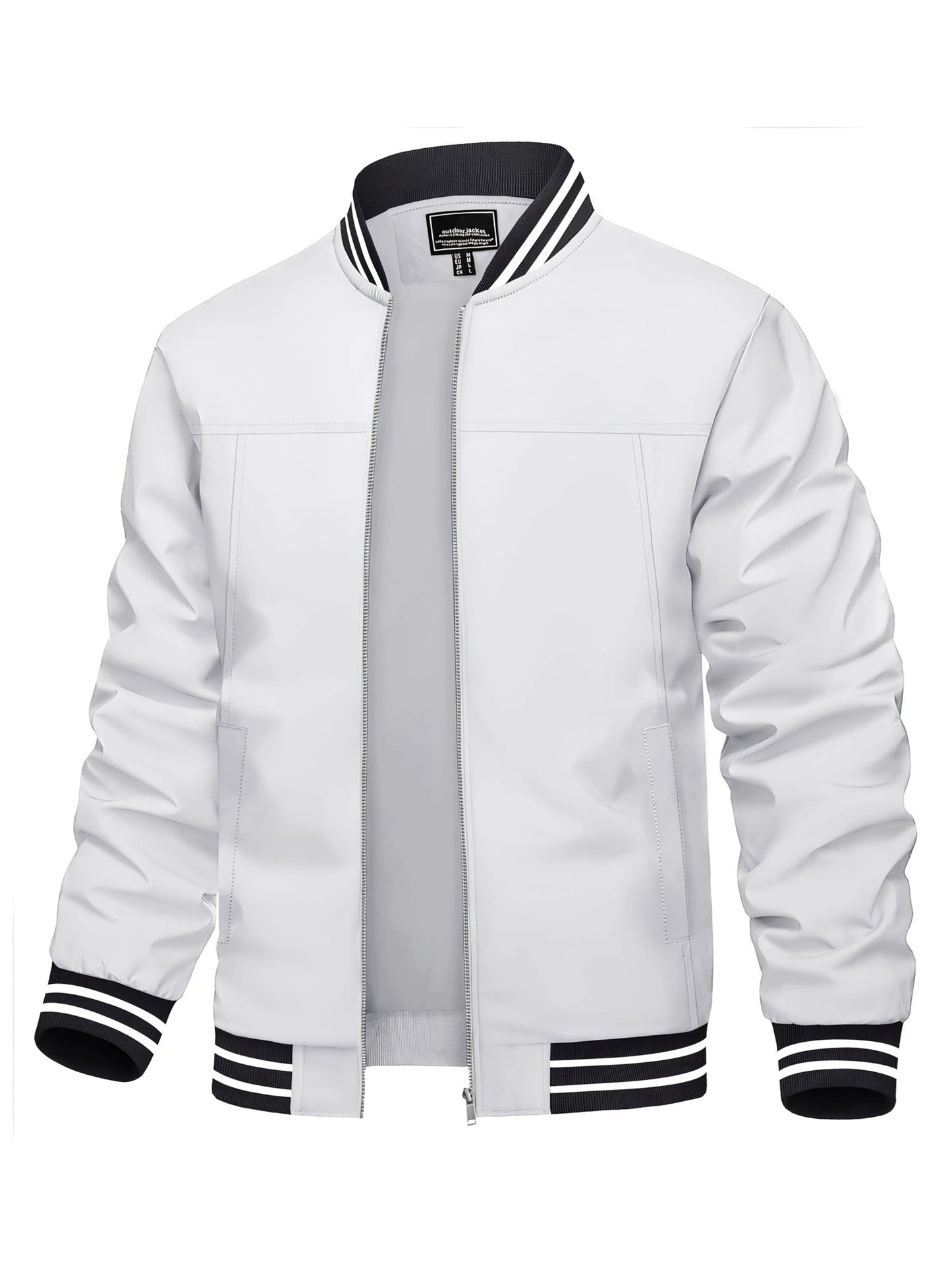 🧥 Men's Lightweight Windproof Bomber Jacket – Style Meets Performance - CasualFlowshop