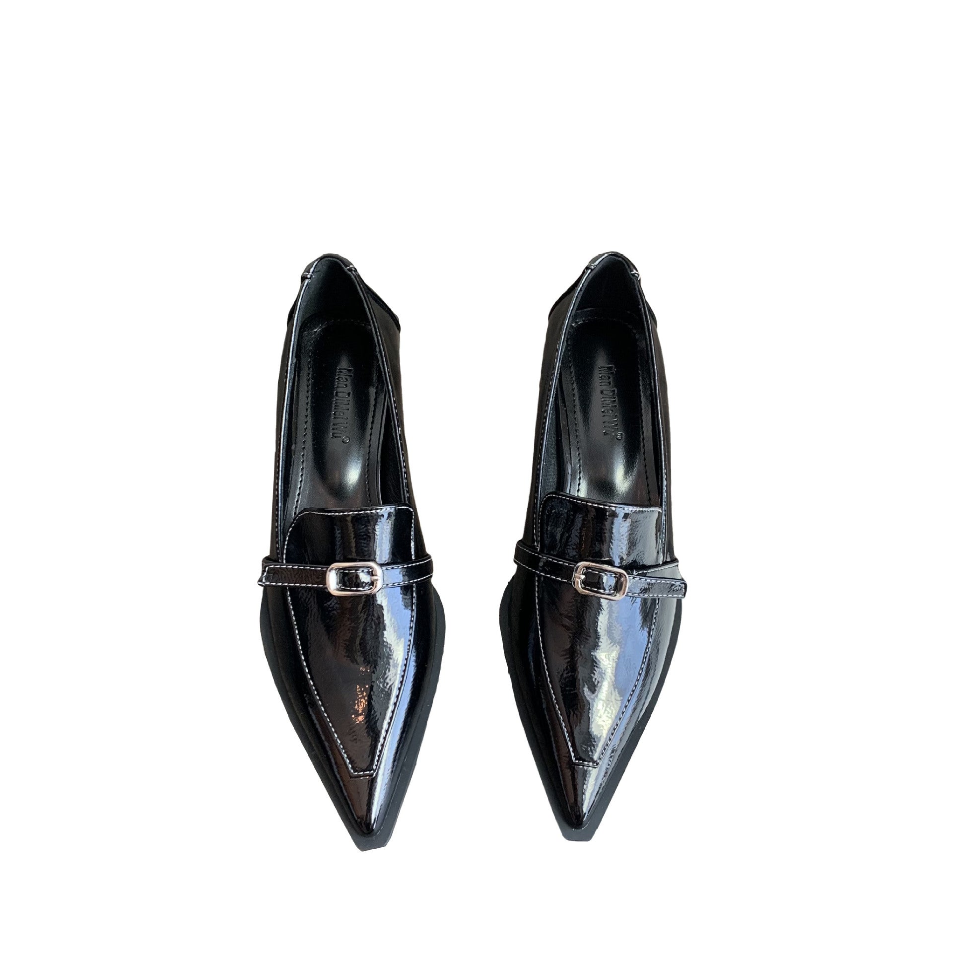 Stylish Chunky Heel Pointed Toe Shoes - CasualFlowshop