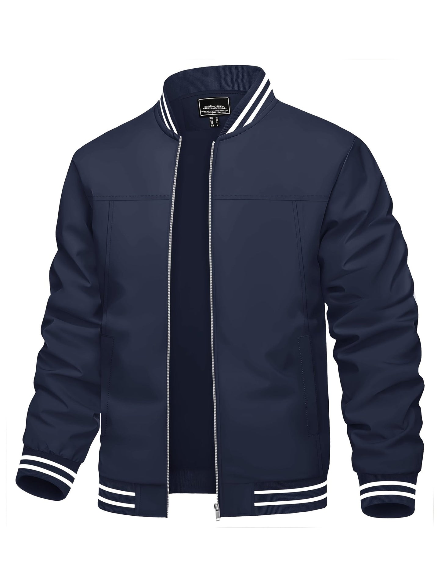 🧥 Men's Lightweight Windproof Bomber Jacket – Style Meets Performance - CasualFlowshop