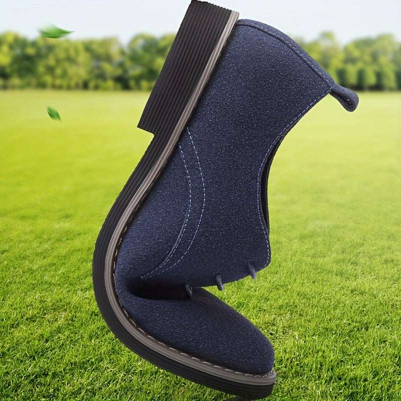 Classic Men's Faux Suede Shoes for Formal and Business Occasions - CasualFlowshop