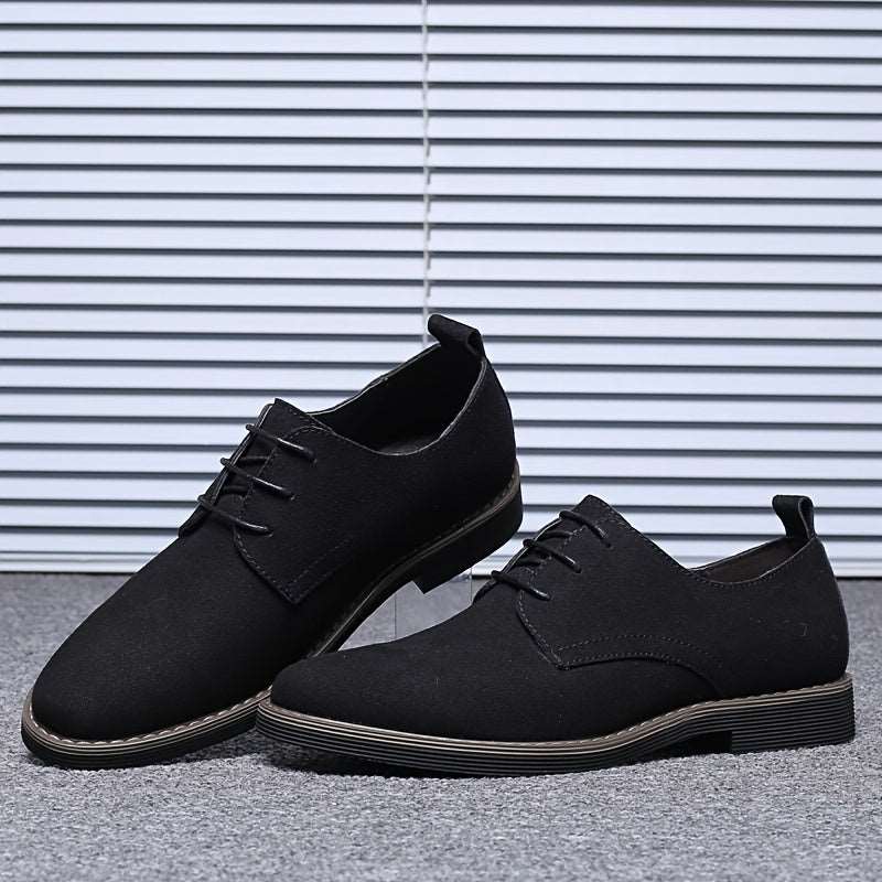 Classic Men's Faux Suede Shoes for Formal and Business Occasions - CasualFlowshop
