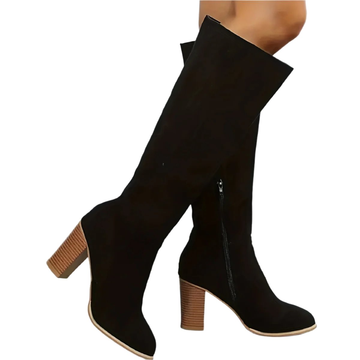 Stride into Winter with Elegance: Discover the Winter Point Toe Boots - Boots Over the Knee-CasualFlowshop 