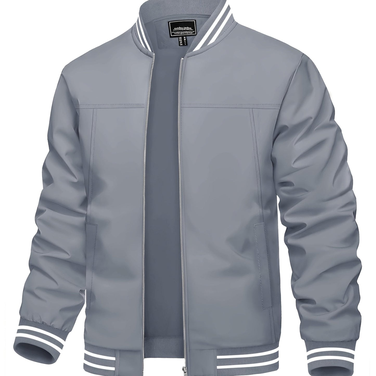 🧥 Men's Lightweight Windproof Bomber Jacket – Style Meets Performance - CasualFlowshop