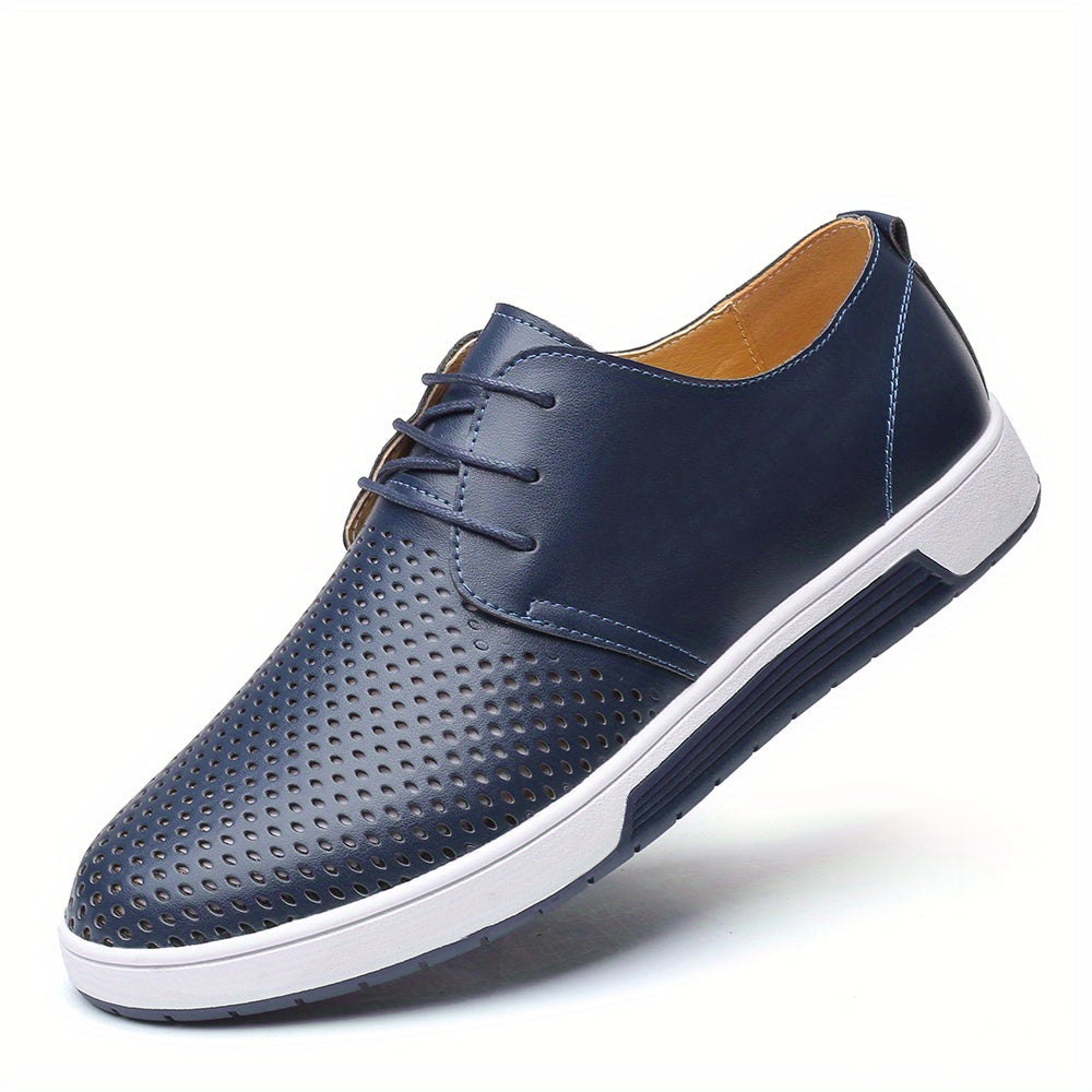 Elegant Men's Breathable Oxford Dress Shoes - Ideal for Office and Formal Events - -CasualFlowshop 