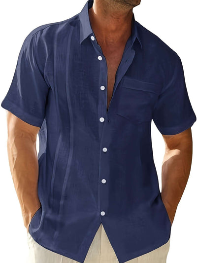 Elegante elegancia de nuestras últimas novedades en camisas de lino de temporada alta