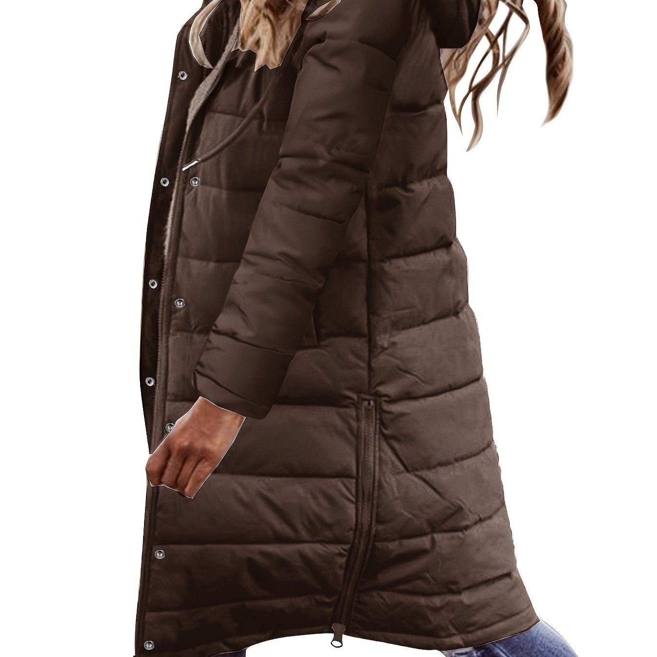 Button Hoodies & Puffy Coat Collection - Stay Cozy in Style! - Women's Jacket & Coat-CasualFlowshop 