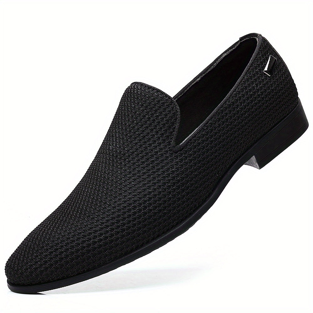 A pair of minimalist flat loafers shoes in a sleek design, perfect for any occasion - CasualFlowshop