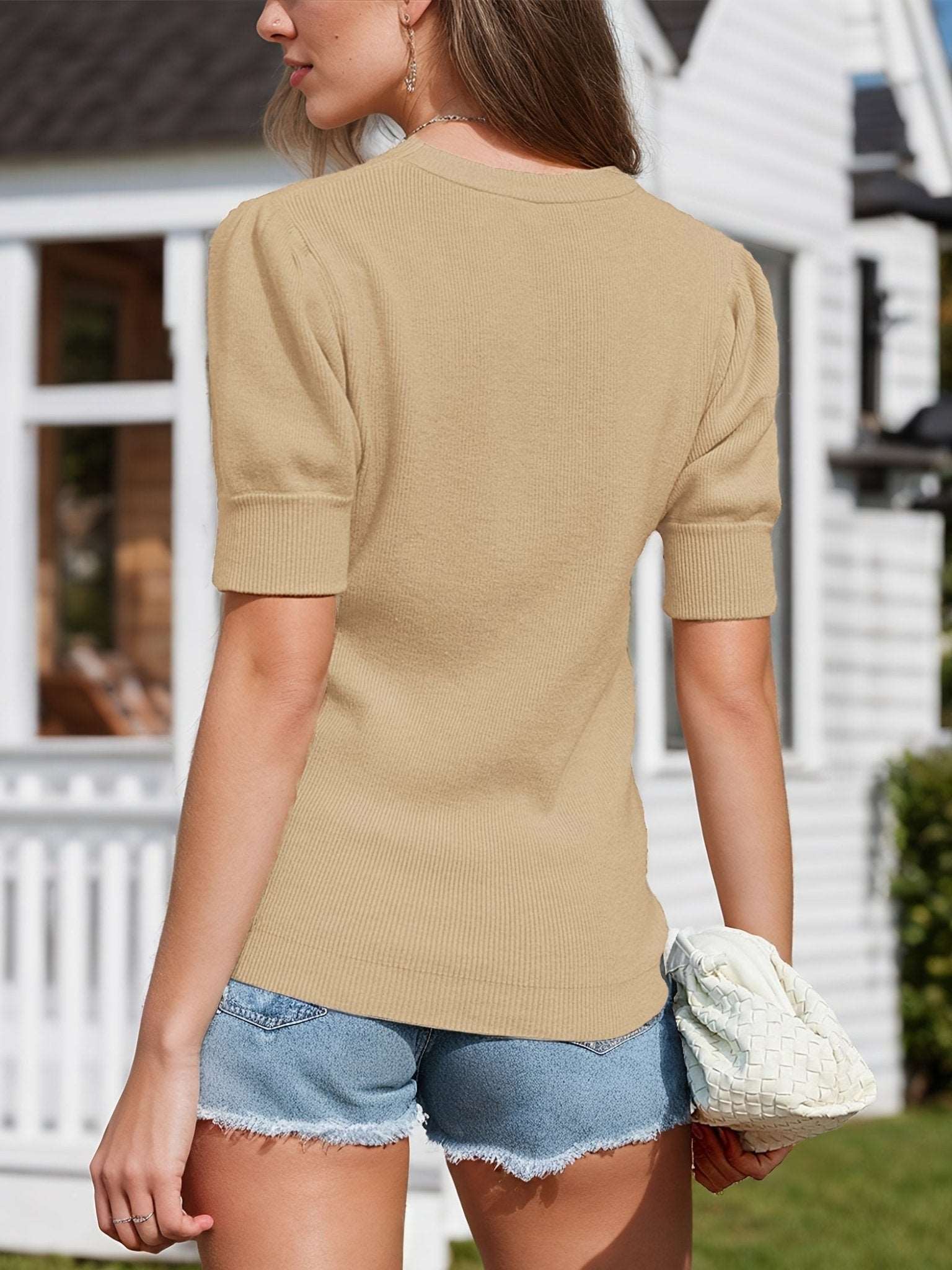 Knitted Jumper Sweater Blouse: Elevate Your Style! - CasualFlowshop