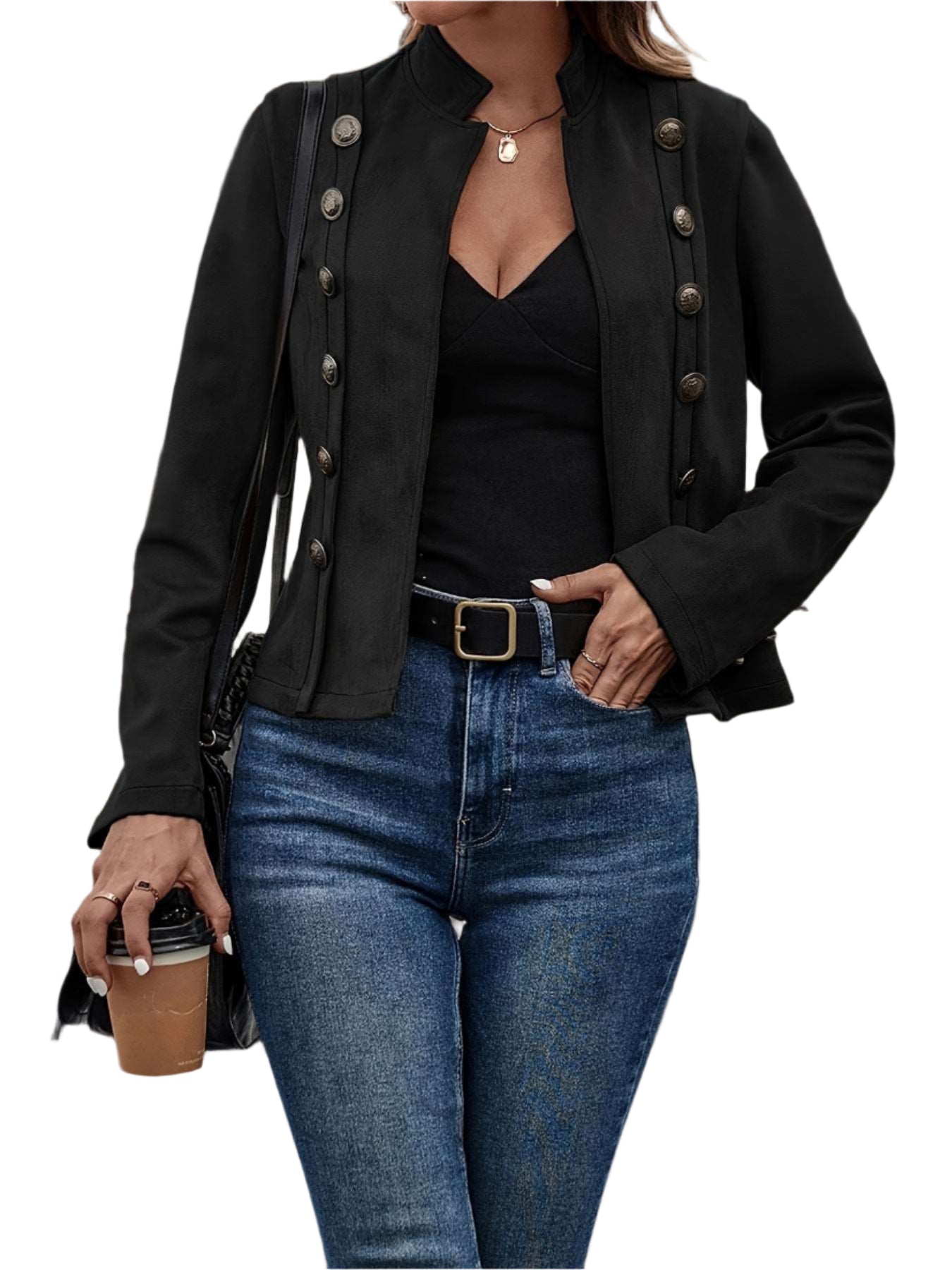 Women's Fashion Leather Jacket - CasualFlowshop