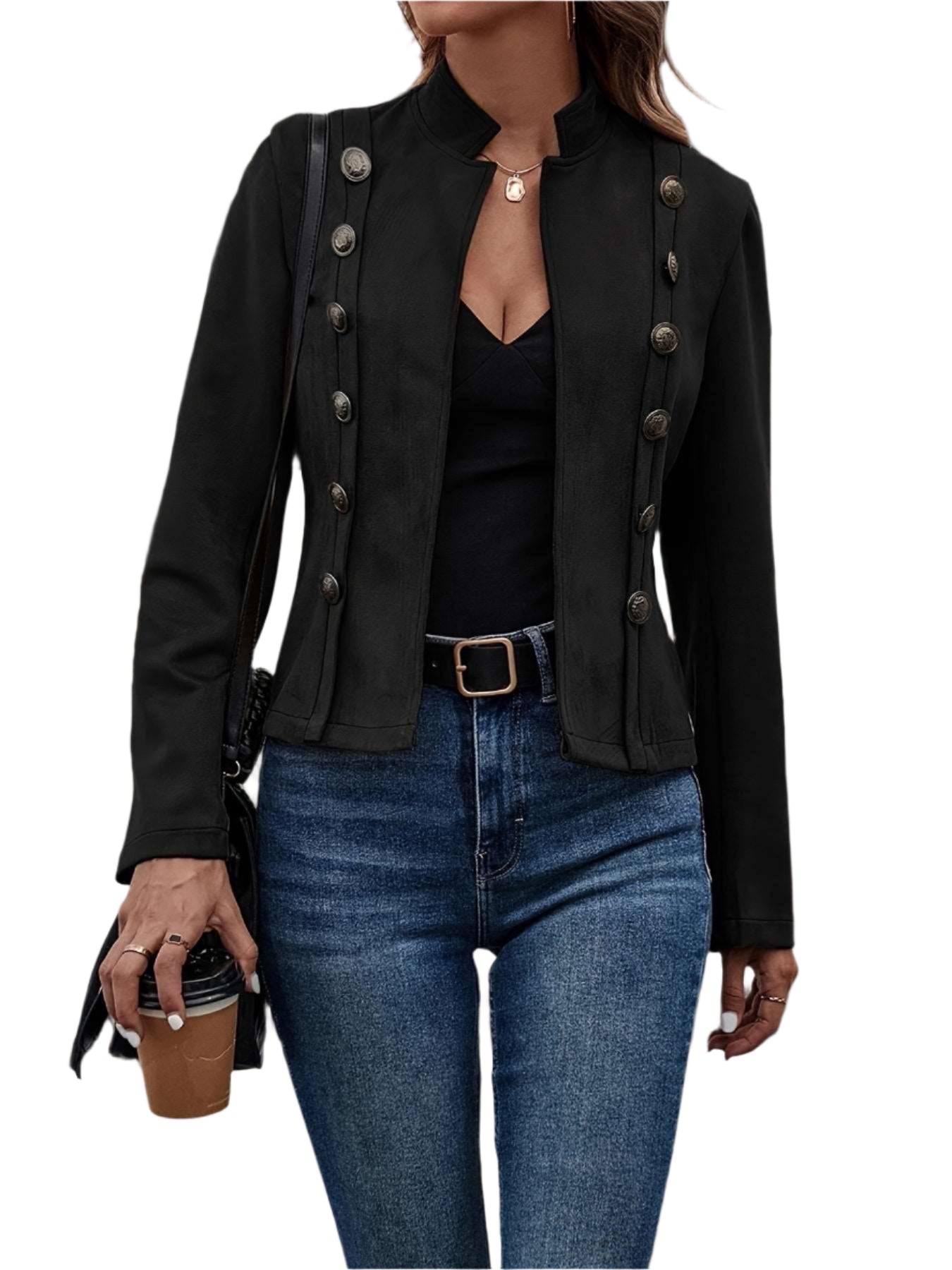 Women's Fashion Leather Jacket - CasualFlowshop