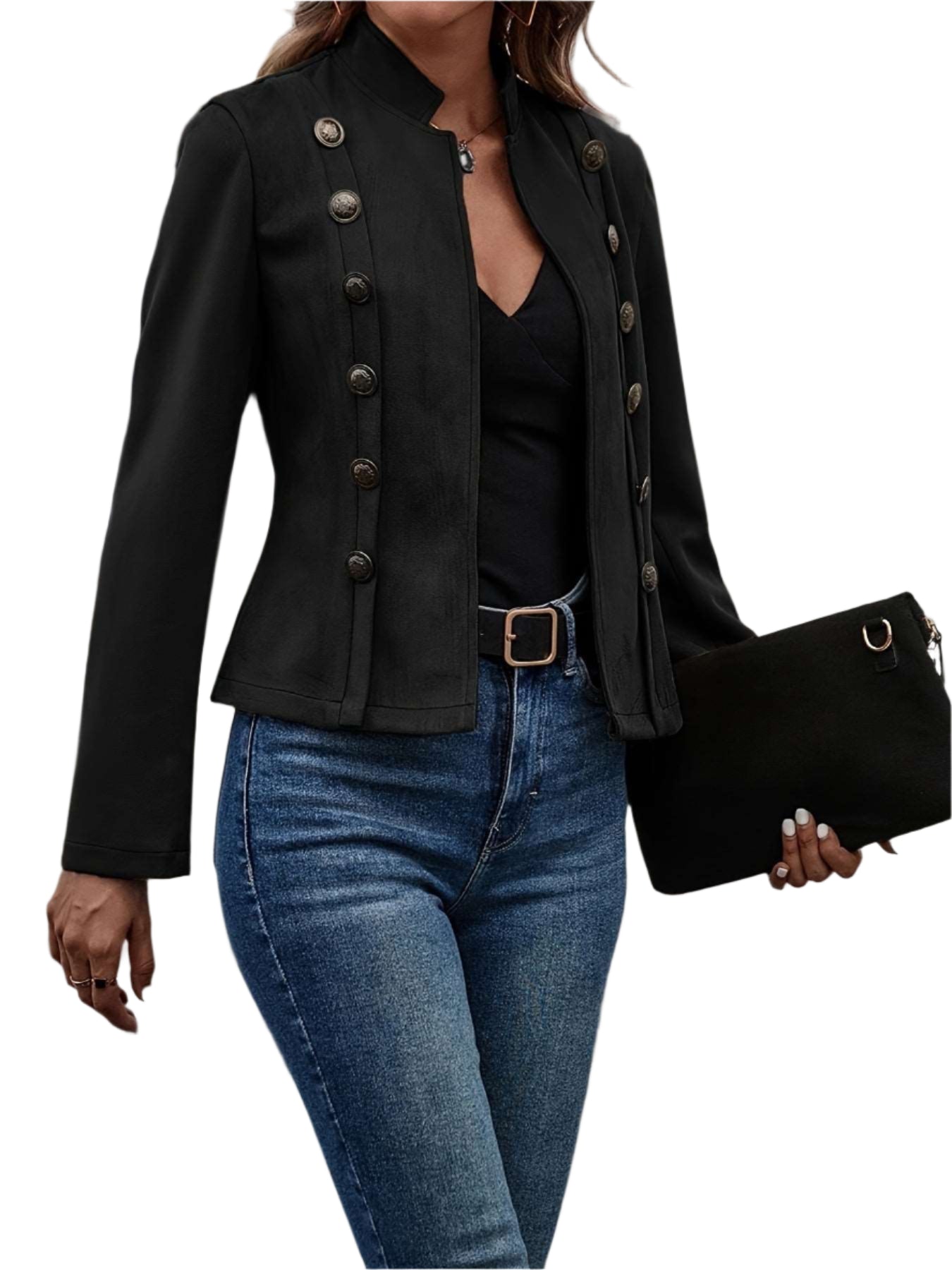 Women's Fashion Leather Jacket - CasualFlowshop