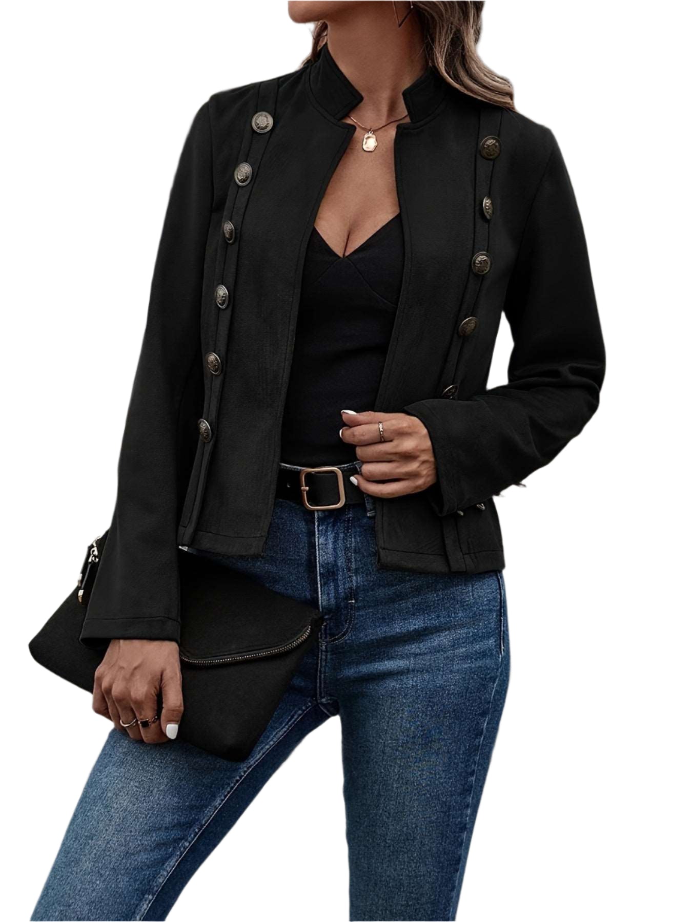 Women's Fashion Leather Jacket - CasualFlowshop