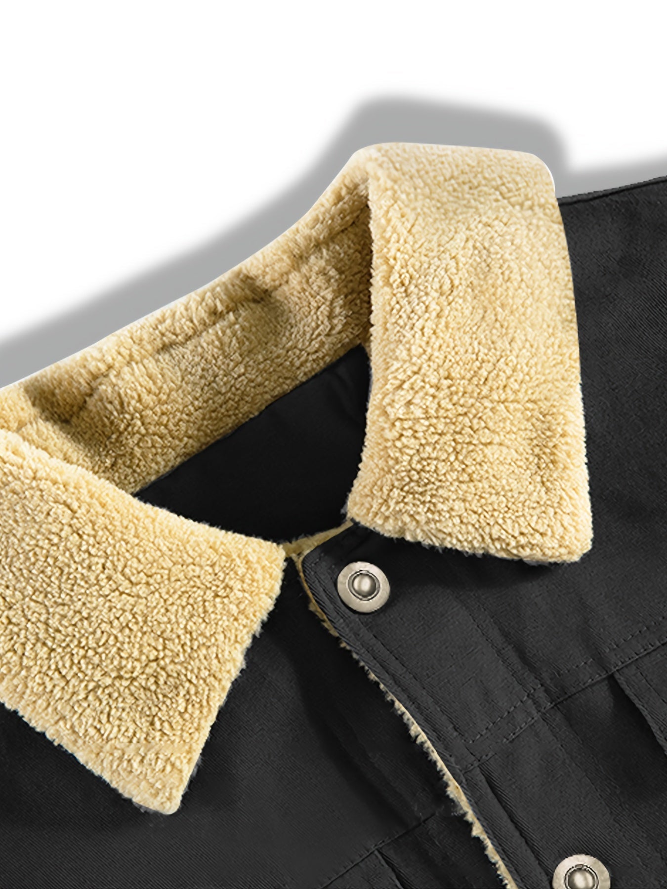 Stay Warm and Stylish All Winter with the Men's Color Block Fleece-Lined Winter Coat - CasualFlowshop