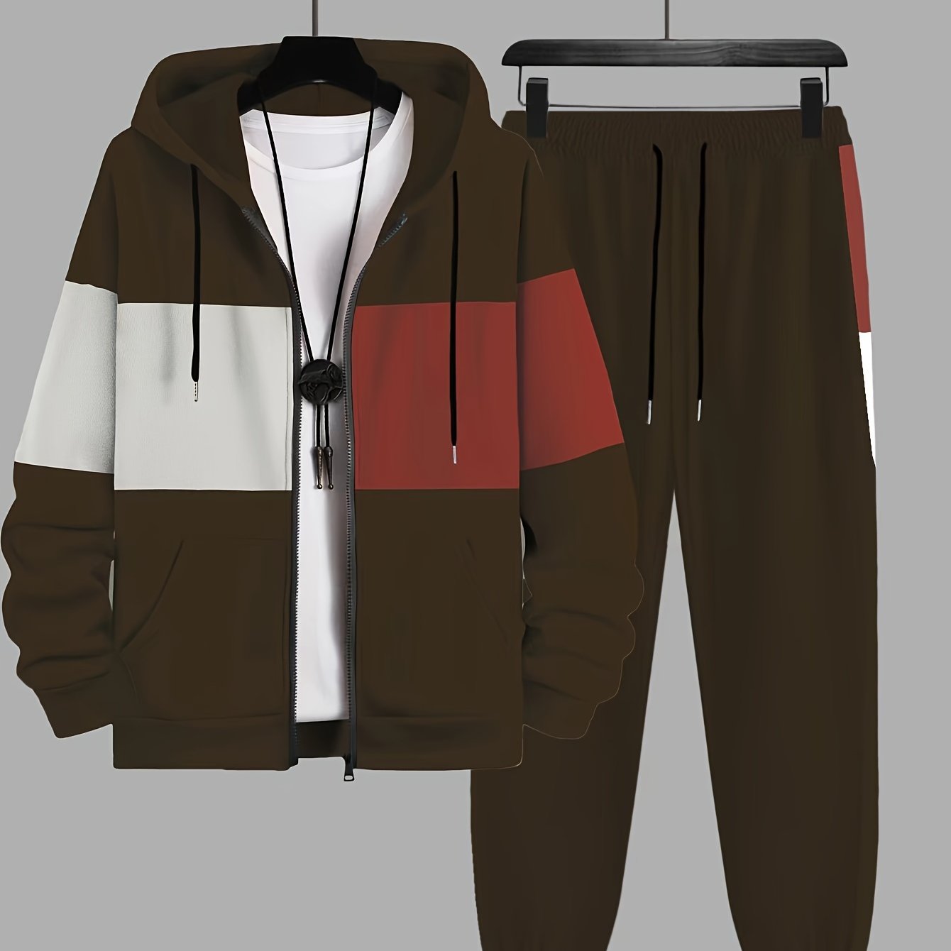 Men's Plus  Size Tailored Comfort Two -Piece Set - CasualFlowshop