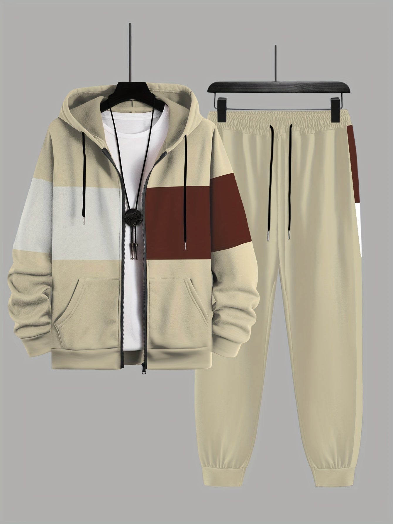 Men's Plus  Size Tailored Comfort Two -Piece Set - CasualFlowshop