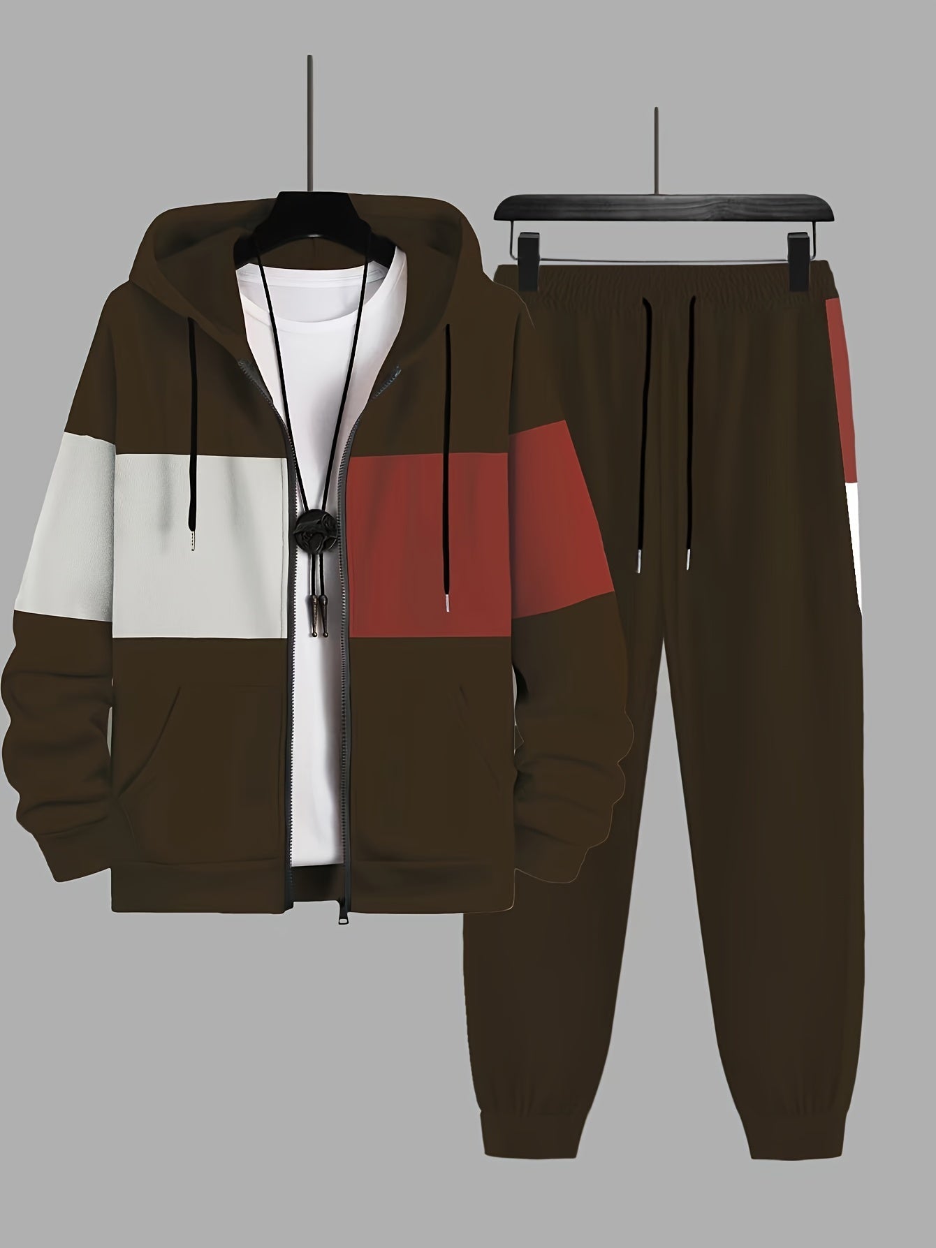 Men's Plus  Size Tailored Comfort Two -Piece Set - CasualFlowshop