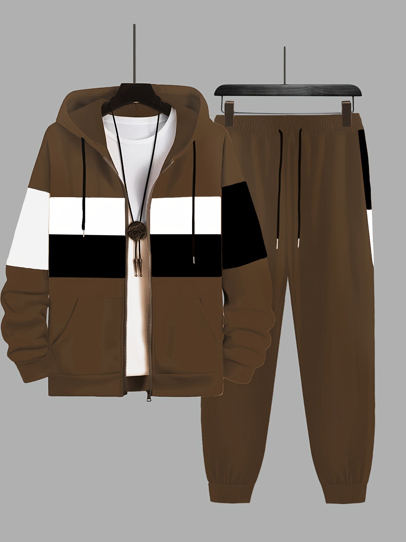Men's Plus  Size Tailored Comfort Two -Piece Set - CasualFlowshop