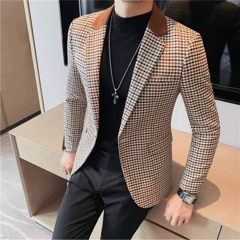 Plover Case Blazer Jacket: Timeless Elegance Meets Modern Versatility - CasualFlowshop