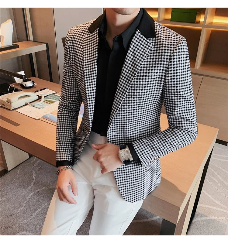 Plover Case Blazer Jacket: Timeless Elegance Meets Modern Versatility - CasualFlowshop